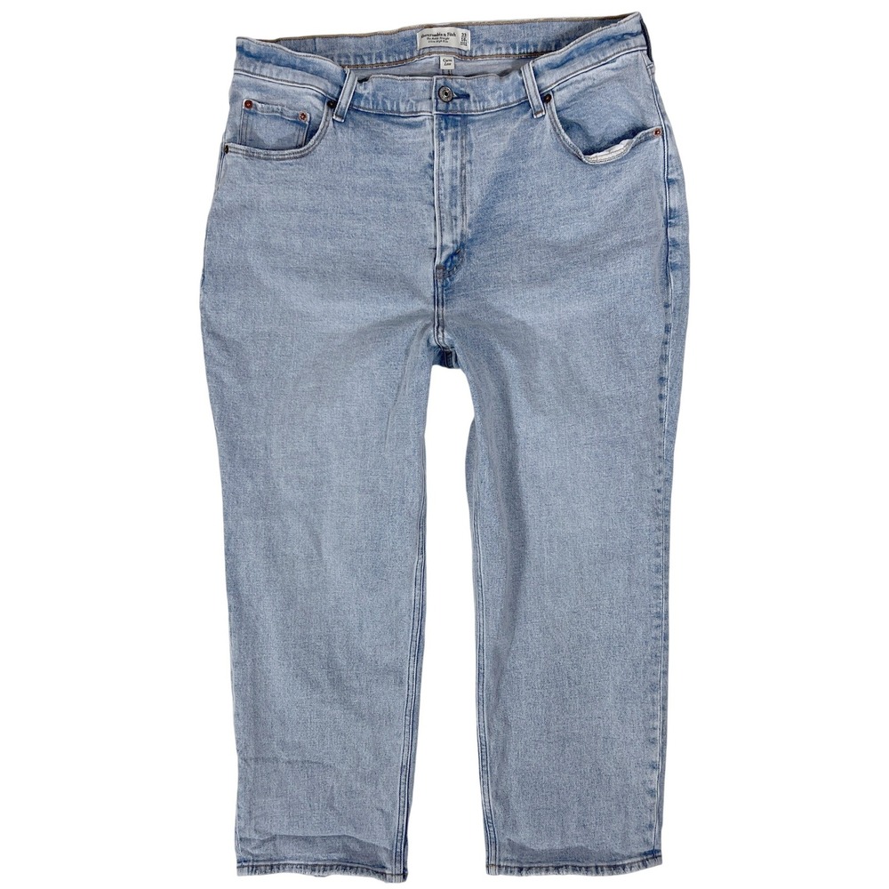 Abercrombie Curve Love Ankle Straight Jeans 33 16 S High Rise 90s Retro Plus